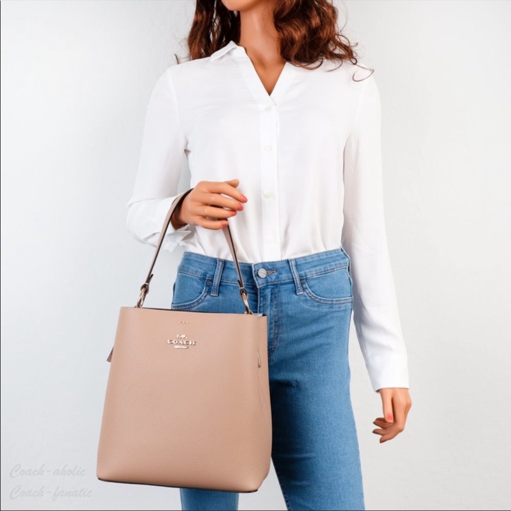 Coach Taupe Town Bucket Bag
